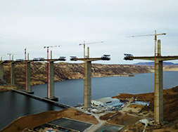 经乌高速西拉沐沦特大桥项目场外临时用电施工